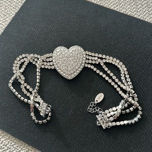 Mango crystal heart choker NeW